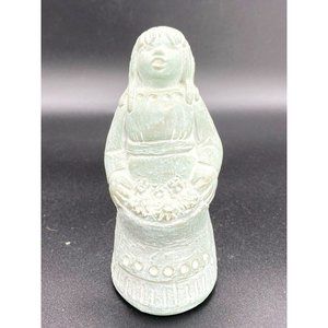 Isabel Bloom Angel Sculpture Figurine With Basket Of Flowers 1991